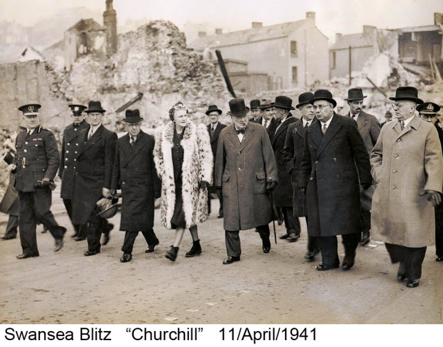 Visit by Churchill