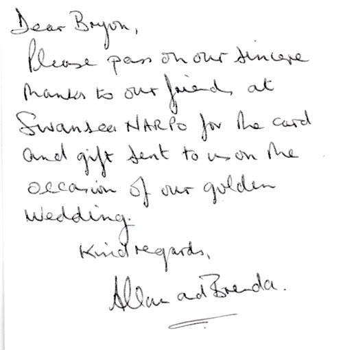 Allan and Brenda Rees Golden Anniversary