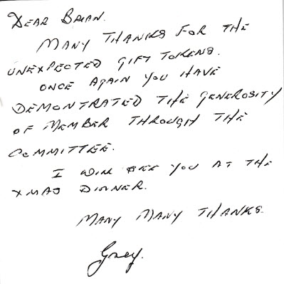 Feedback from Grey Phillips