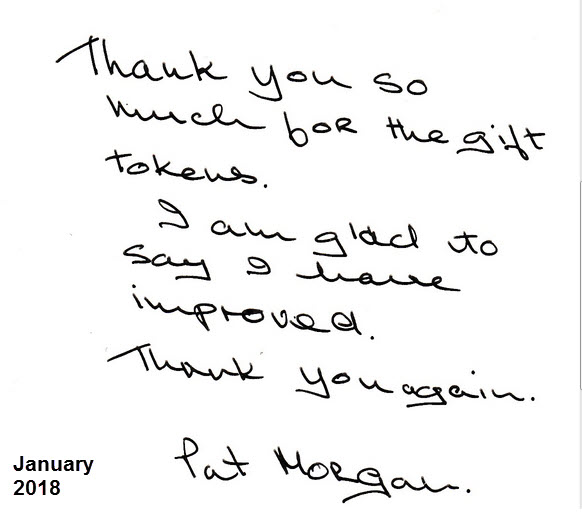 Feedback Pat Morgan