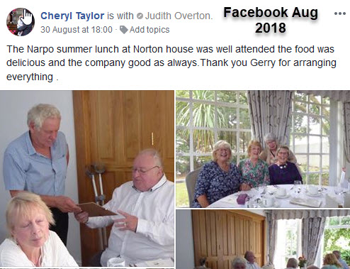 Norton House Summer Lunch Sept 2018
